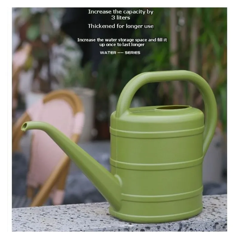 DTEN-Watering Can 3L Plastic, Ideal Gift For Plant Lovers, Perfect For Indoor And Garden Use