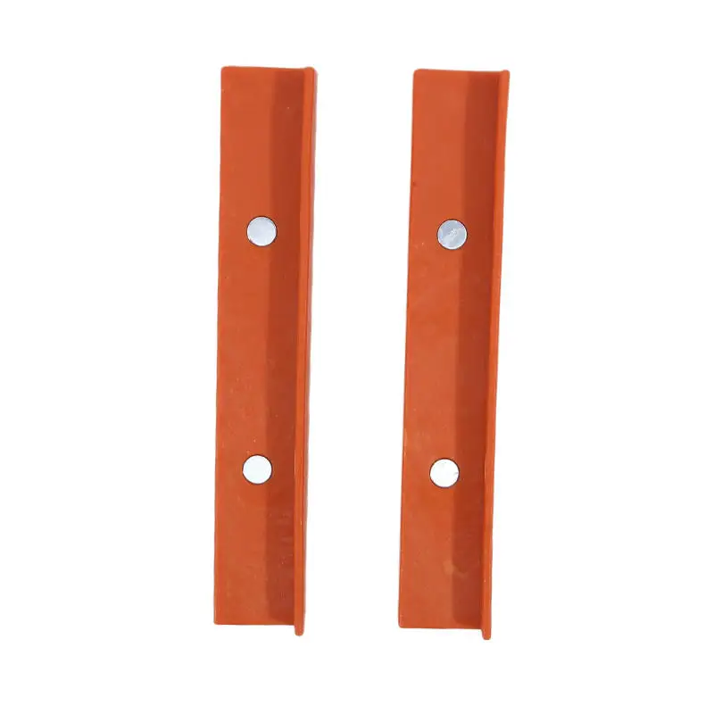 2 pz 4/5/6 Pollici Banco Magnetico Morsa Jaw Pad Multi-scanalatura Morsa Supporto Manopole Heavy Duty Per Fresa Per Foratrice