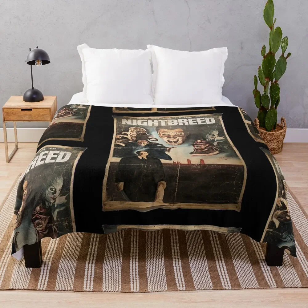 Clive Barker - Nightbreed Throw Blanket Flannels Blankets For Sofas Blankets