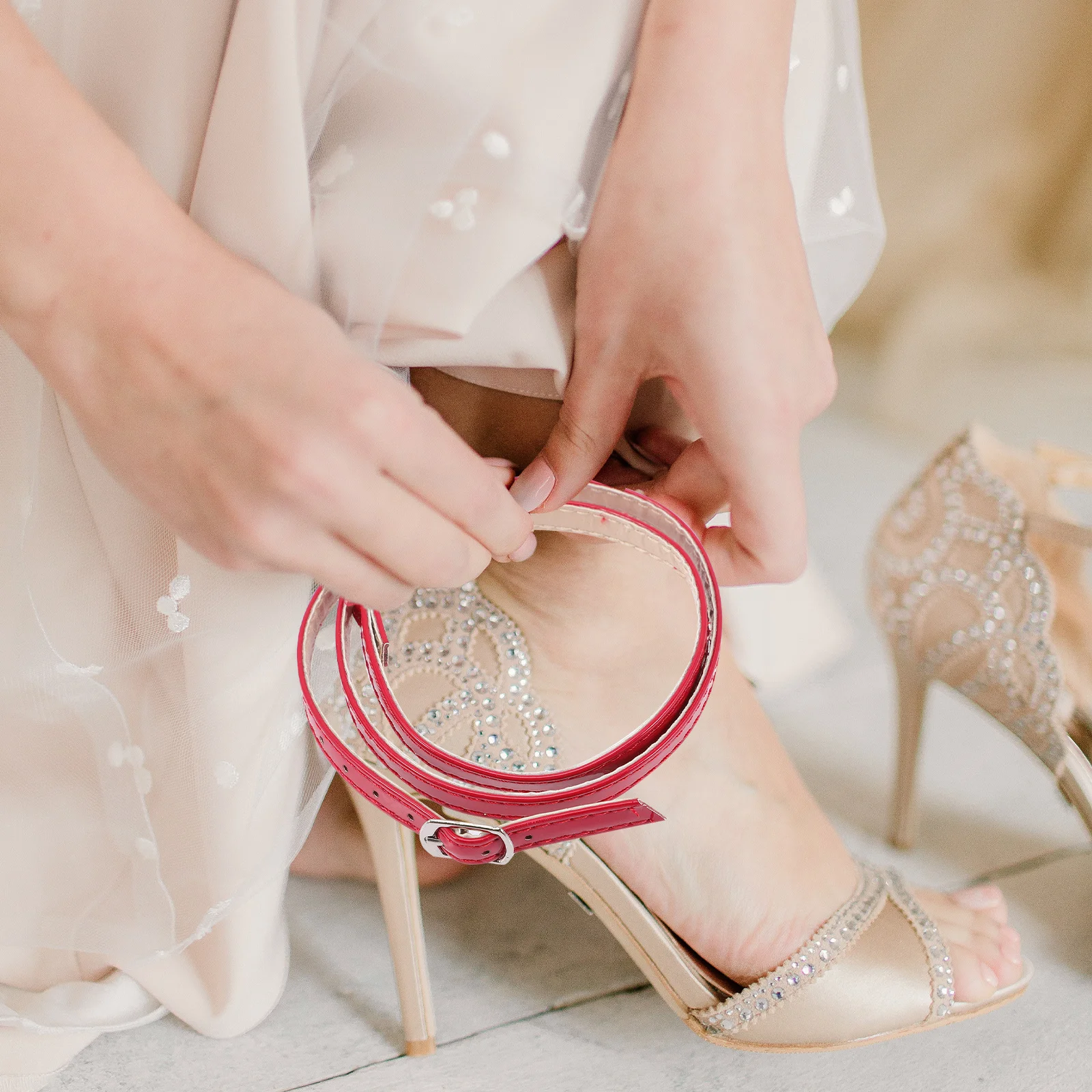 

2pcs High Heel Laces Replacement Ankle Straps Shoe Strap Extenders For Heels Detachable Anti-Slip Shoelace For Women Gift Sport