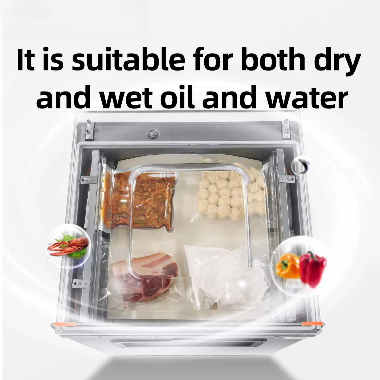 Commercial Electric Automatic  Multifunctional  Vacuum Packaging  Sealer Machine  Wet Dry Food Paper Film Pouch Commodity Stable