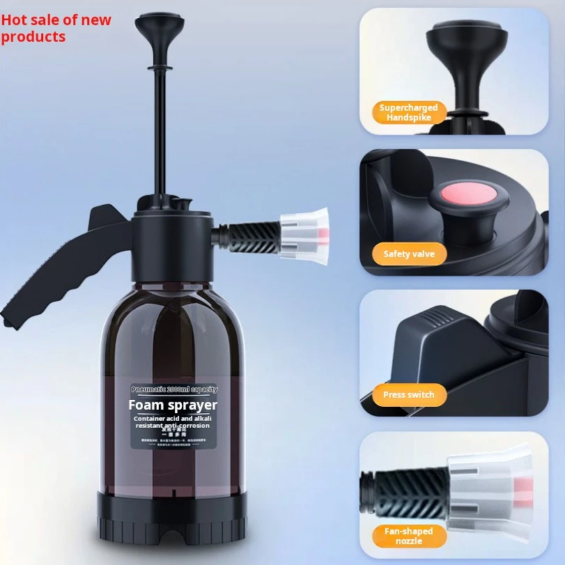 

Car Washing Sprayer Car Washing Foam Sprayer Household Car 2L Spray Sprayer Flower Watering Spray Hand Press Sprayer