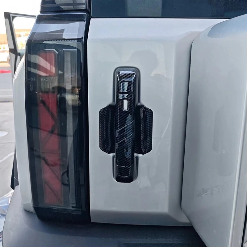 

Weizhida ABS Carbon fiber For Chery Jaecoo J6 ICAR 03 2024-2025 Car Tailgate Handle Door bowl Decorative Cover Car Accessories