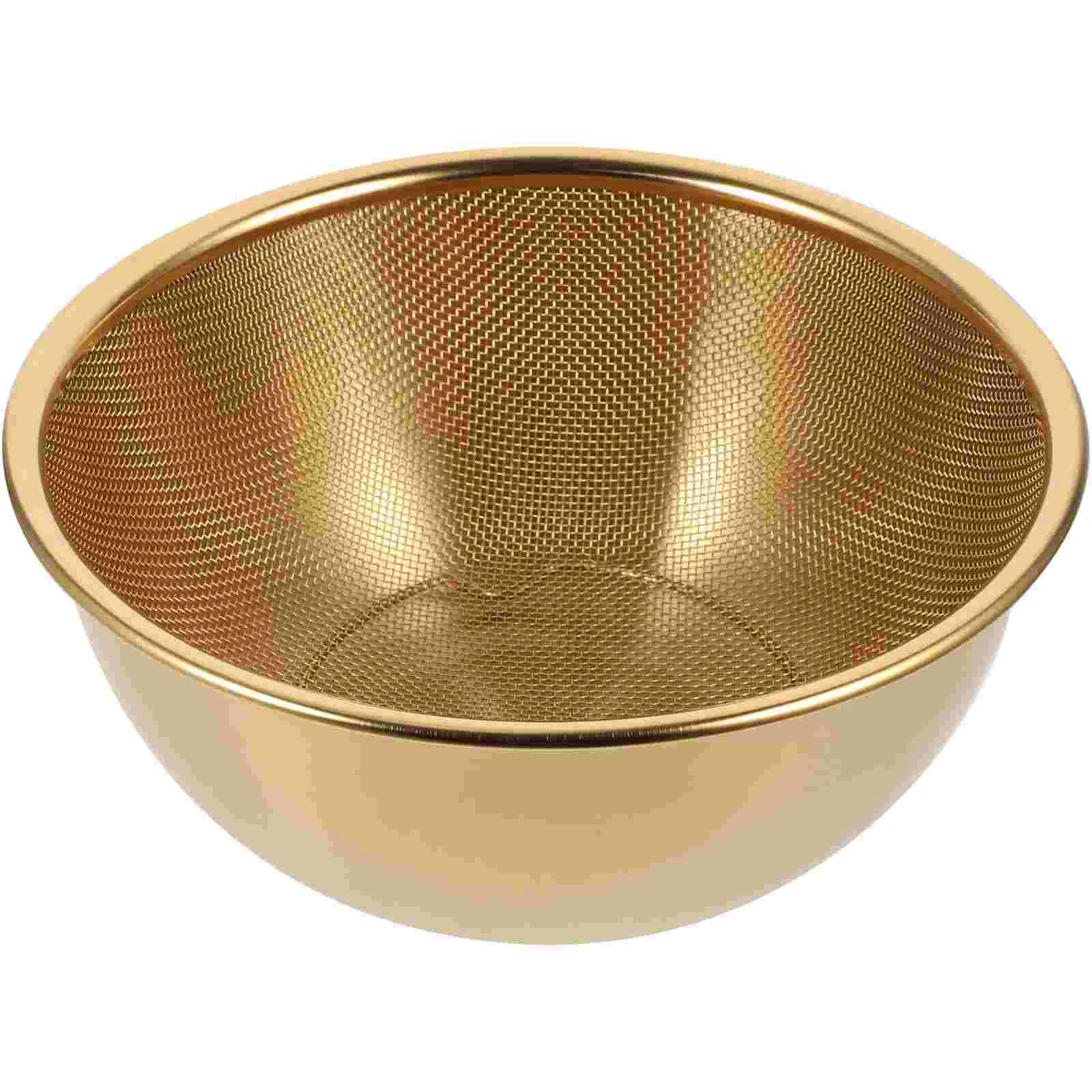 

Stainless Steel Drain Basket Rice Cooker Sink Strainer Water Trough Fruits Cleaner Metal Colander Fine Mesh Silk Screen