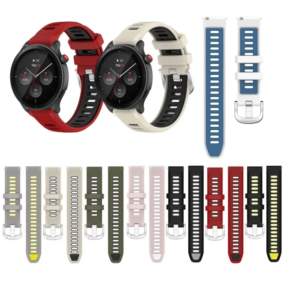 

20MM 22MM Bands Strap For Huami Amazfit GTR 2e GTR Mini GTR 2 3 4 Pro GTR4 Balance Stratos 2 2S 3 Pace Bip5