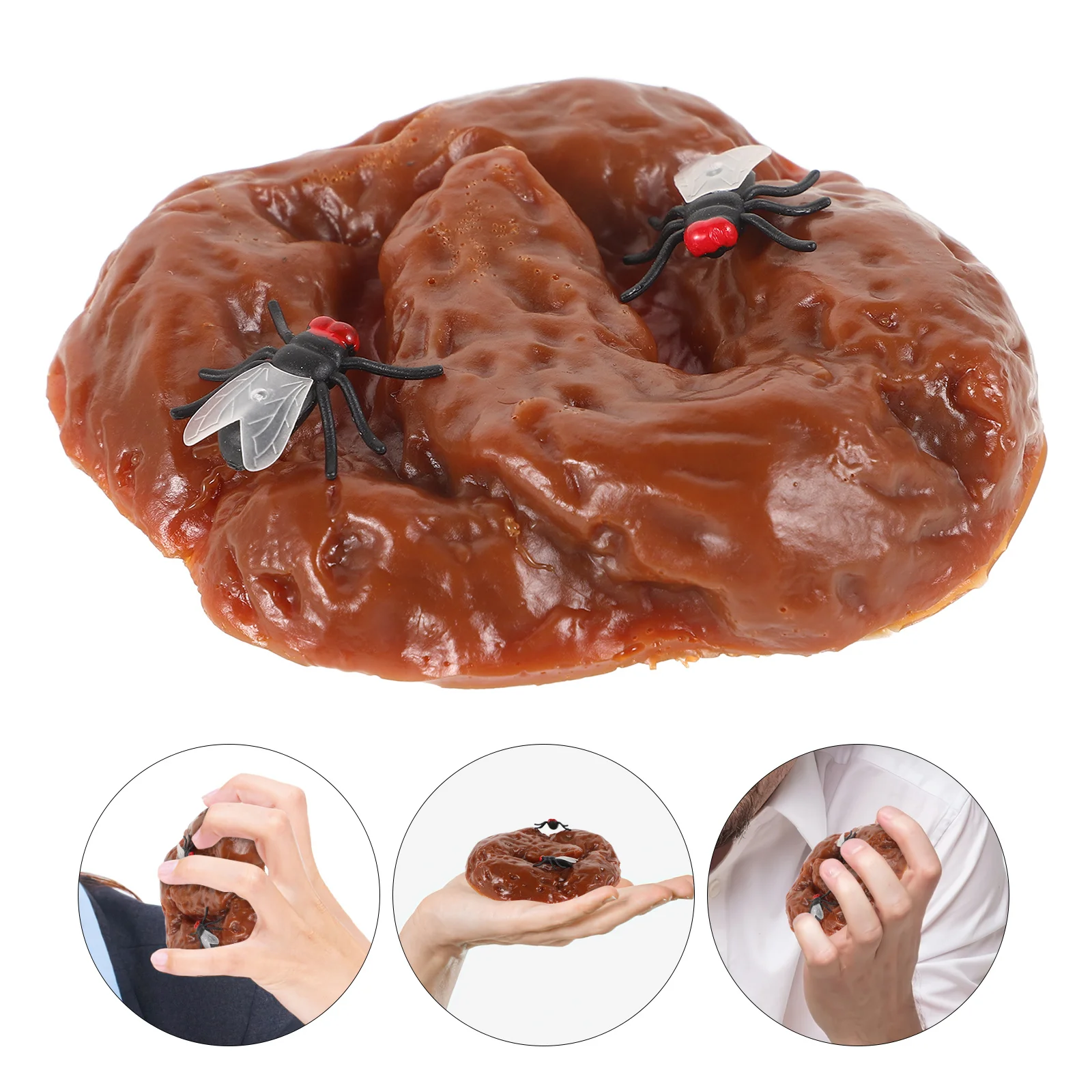 

1 set 1 Set Fake Poop Realistic Imitation Tpr Pvc Prank For Halloween Party Favors Kids Novelty Funny Playthings