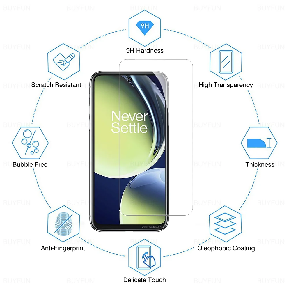 For OnePlus Nord CE 3 Lite 5G Glass 6in1 Tempered Glass Lens Film One Plus NordCE 3Lite CE3 Light CPH2467 Clear Screen Protector