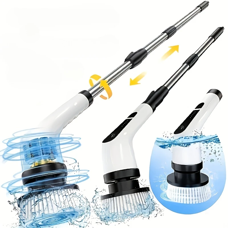 전기 회전 청소기, 주방, 욕실용, 거실 등 효율적인 청소, 실외 청소 도구