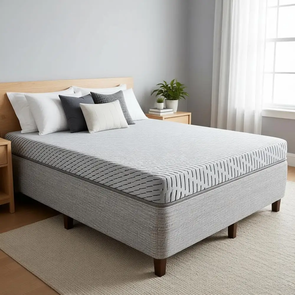 

3 Inch Cooling Gel & Bamboo Memory Foam Mattress Topper for Twin Size Beds - Ideal for Dorms and Back Pain Relief