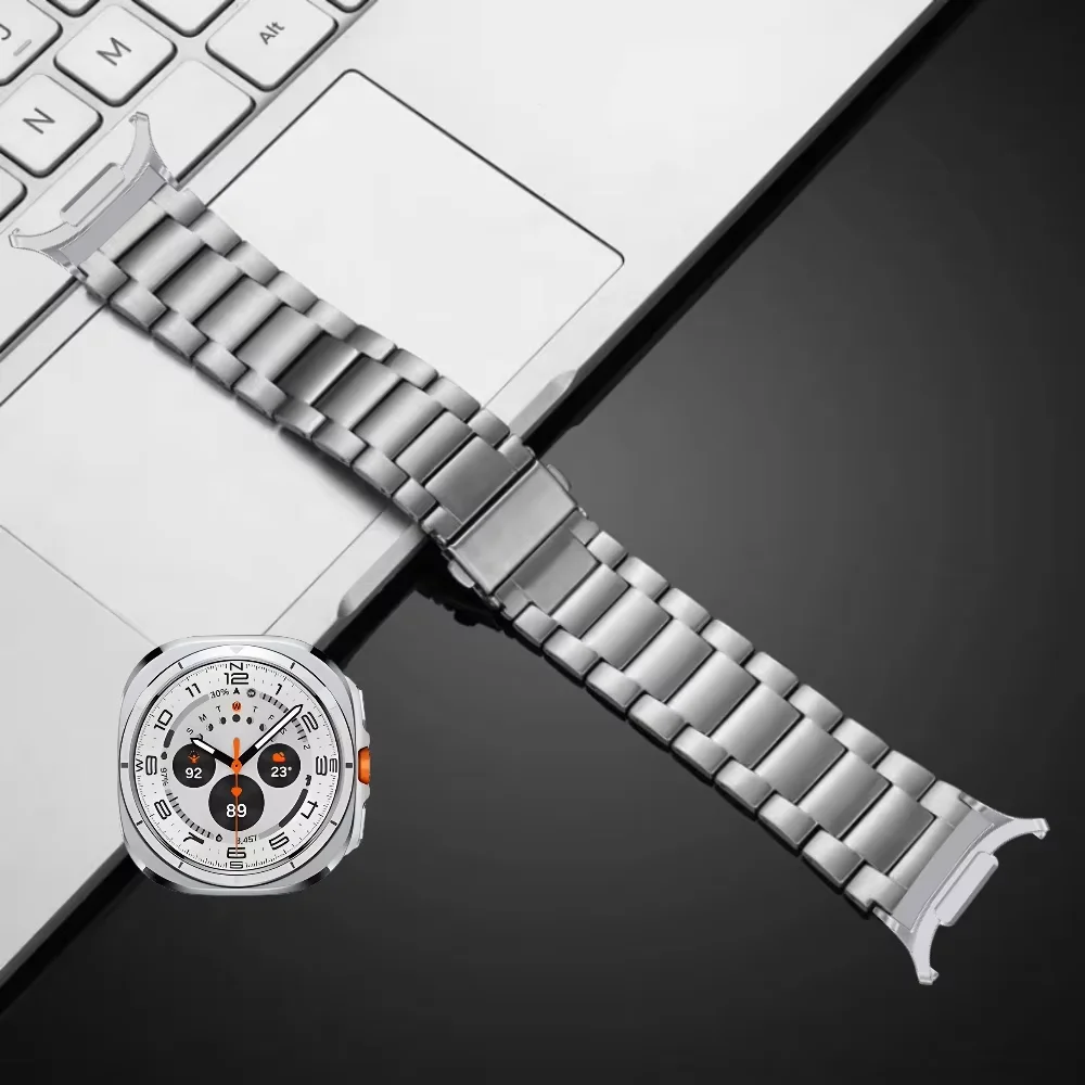 Titanium Alloy Watch Strap for Samsung Galaxy Watch Ultra 47mm High End Replacement Wristband for Galaxy Watch Ultra Accessories