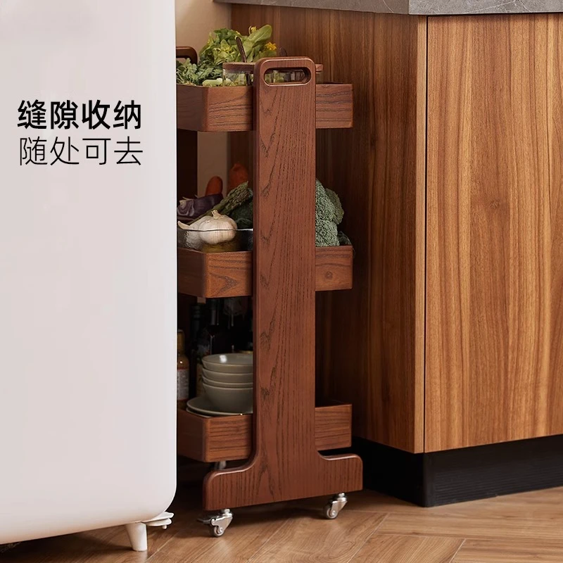 Scaffale per snack e bevande con carrello per fessure mobile con ruota