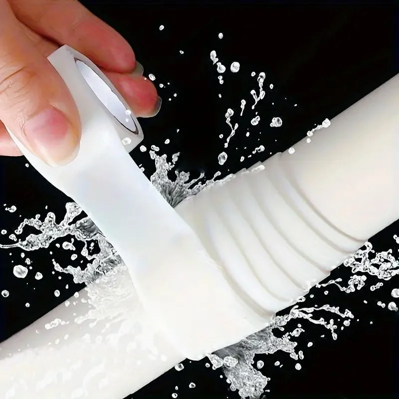 Self-Fusing Silicone Tape: Instant Leak Repair, No Tools, High Temp Resistant for PVC/Metal/Glass