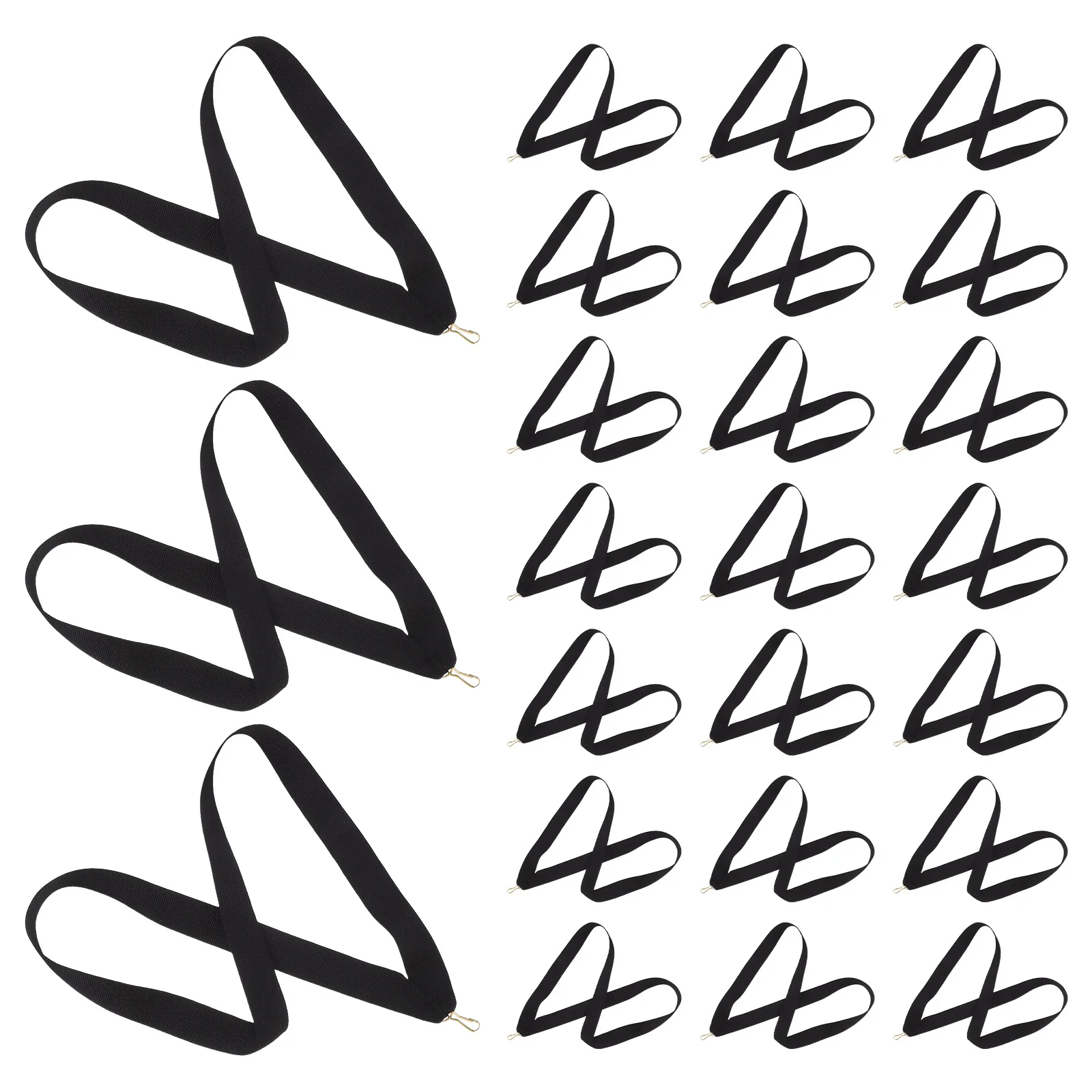 

30pcs Medal Lanyards For Awards Neck Soft Polyester Safety Straps With Metal Clip For Sports Competitions School Events