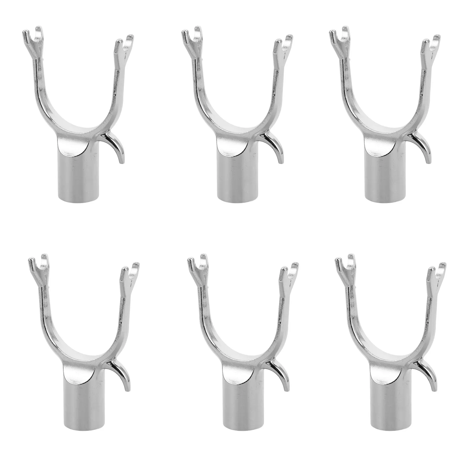 8Pcs Garden Support U Shaped Metal Rod Replacement Connectors 9Cm Diameter Heavy Duty Plant Stakes Horticultural Supports