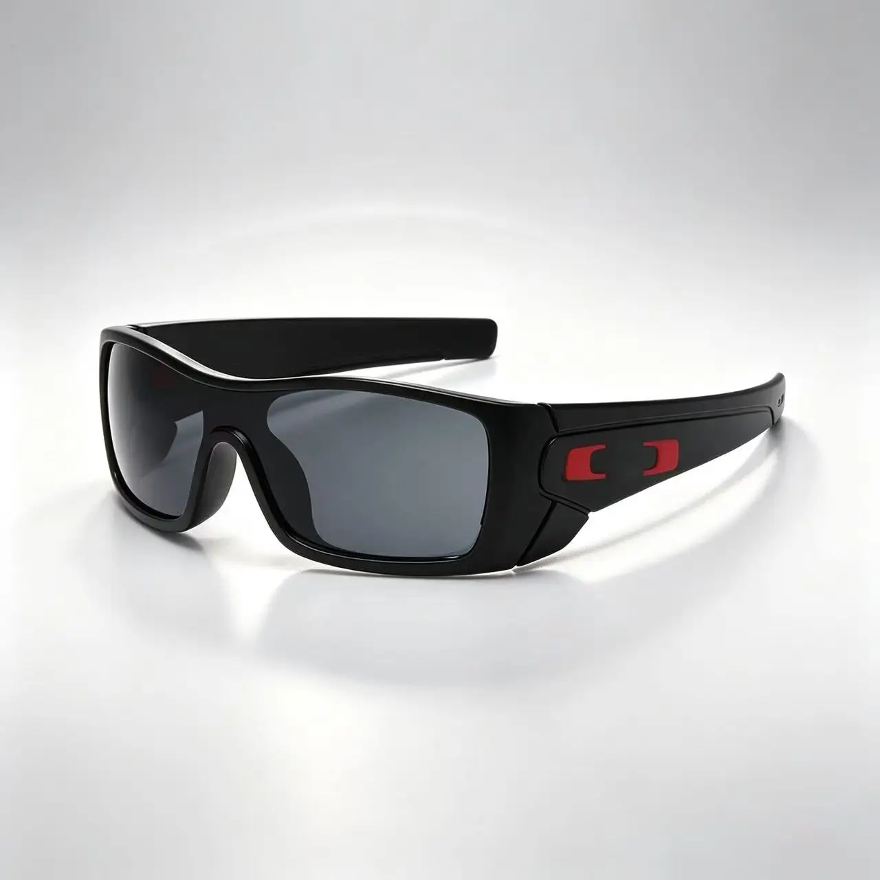 Gradient colored lenses, square, fashionable, UV resistant sunglasses, retro, windproof, sand proof, outdoor sports driving, fis