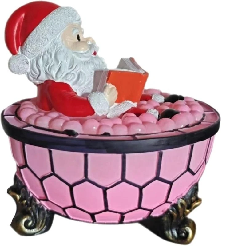 Santa Section reading lamp, Lovely Santa Section bubble bath lamp, reading book lamp Christmas desktop centerpiece, for C7AC