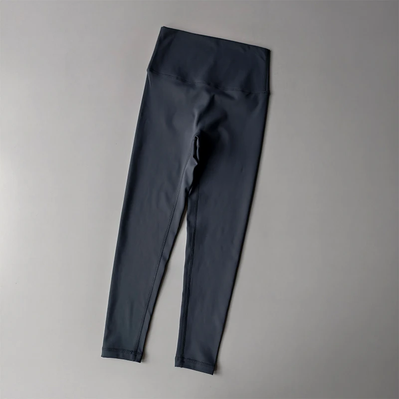 سروال نسائي للتمرين مبطن بالصوف، سروال حراري عالي الخصر بدون درزات أمامية للجري في اليوجا في الشتاء #2