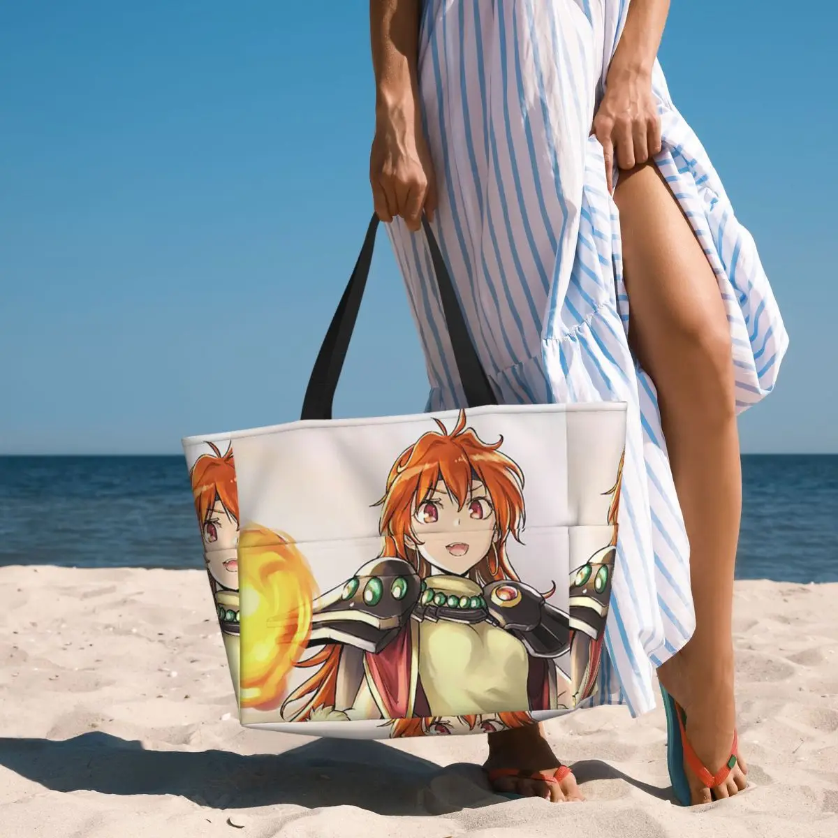 

Lina Inverse Beach Tote Bag Sport Gym Yoga Duffle Large Tote Bag Women Travel Bag Fitness bag