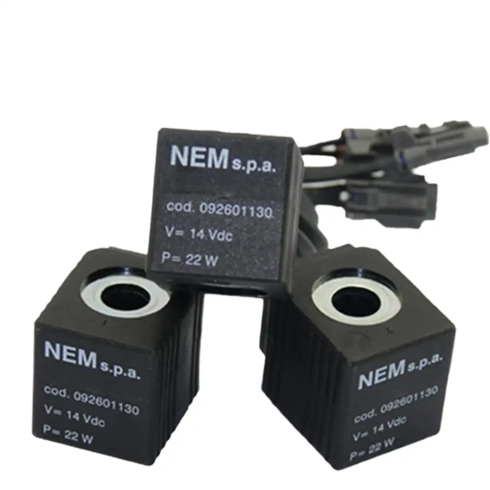 

Excavator spare part NEM-solenoid-valve-coil 092601130 14VDC LINE