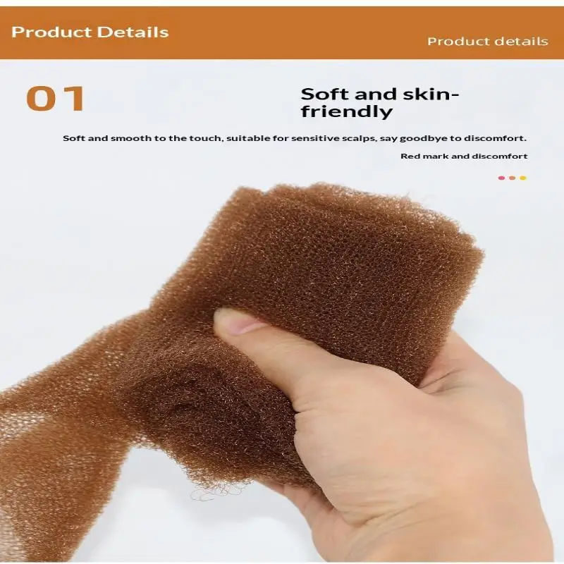 1 Set Volumen-Schwamm für Haare mit U-förmiger Haarklammer, unsichtbares Volumen-Styling-Tool, nahtlose, weiche Schaumstoffpolsterung – Detail 11