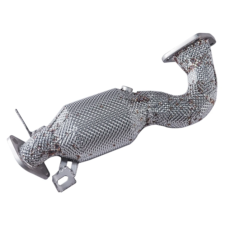 

Suitable for Volkswagen Scirocco 1.4T 304 stainless steel Catted downspout exhaust with insulation and heat insulation cover