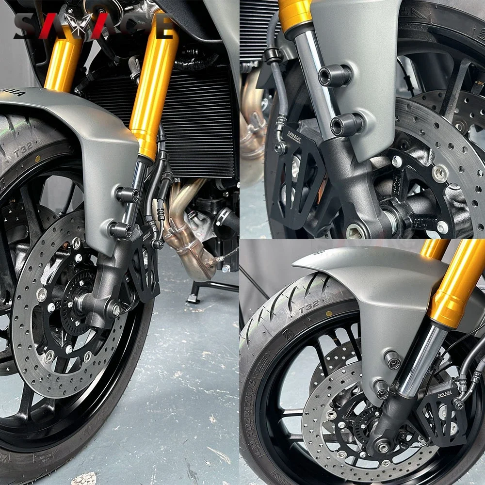 2024 Mt09 Voorste Achteras Wiel Crash Sliders Frame Slider Voor Yamaha MT-09 Mt 09/Sp Vork Spatbord Sliders Vallende Bescherming