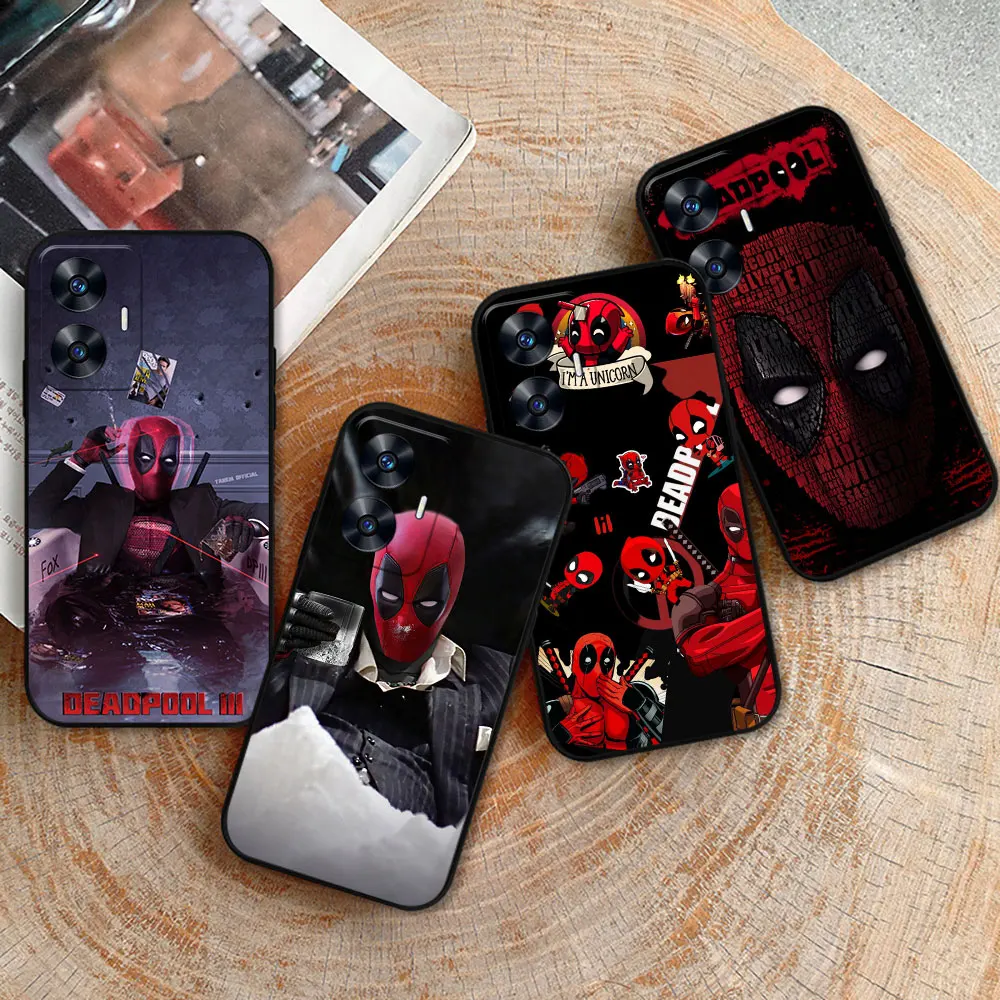 

Marvel Funny Deadpool Case For Realme C55 C53 C35 C33 C31 C30 C30S C21 C21Y C20 C15 C12 C11 GT Neo 2 Narzo 50 50I 50A Cover Case