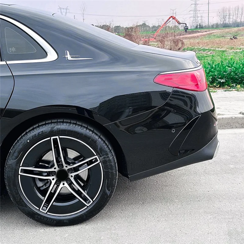 

Строгий автомобильный задний бампер, спойлер, вентиляционное отверстие, накладка для E-Class W214 2024+, автомобильные аксессуары, глянцевый черный