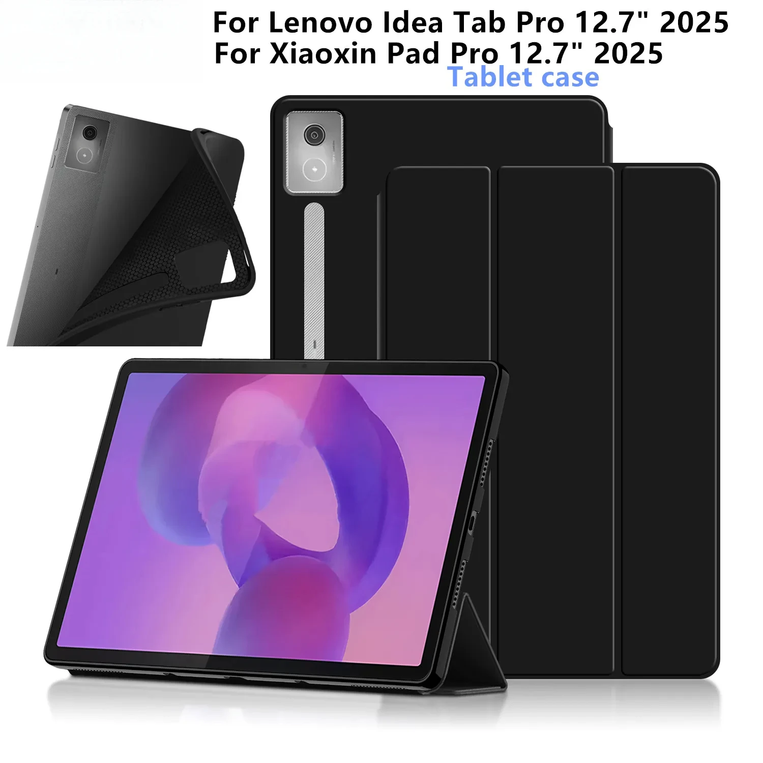 

LRM Tablet Case for Lenovo Idea Tab Pro 12.7 Inch Tablet Cover Idea Tab Pro/Xiaoxin Pad Pro 12.7 2025 Tb373fu Tb375fc TPU Funda