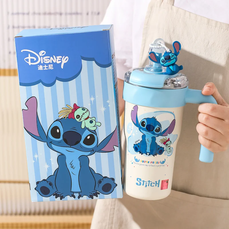 

Стежка мультфильм термос чашка Kawaii девушка сердце аниме персонаж из нержавеющей стали чашка для истребителя льда большая емкость соломенная чашка для девочек подарок