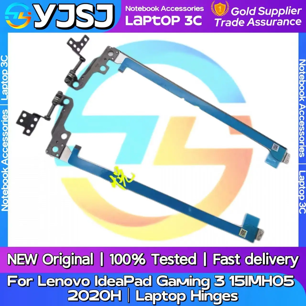 

New Original Laptop Notebook Hinges For Lenovo IdeaPad Gaming 3 15IMH05 2020H built-in left and right LCD Screen Hinge