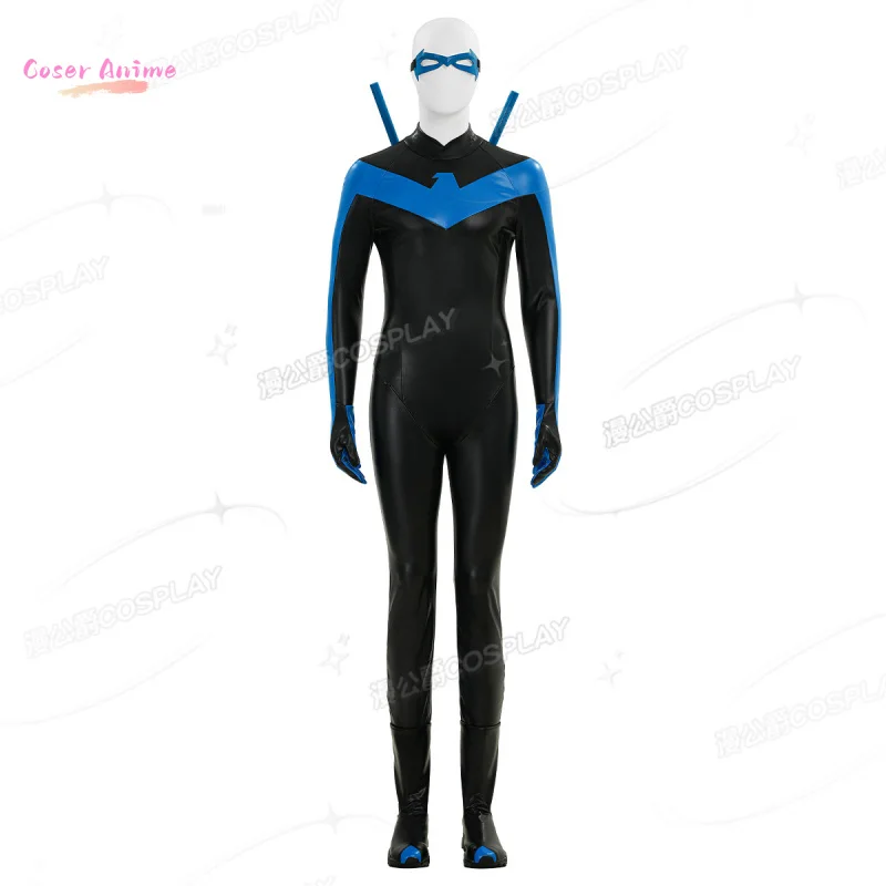 Dick Grayson Nightwing Cosplay Costume Uniform Halloween Carnival Party Christmas Play Role Clothes Clothing view 6