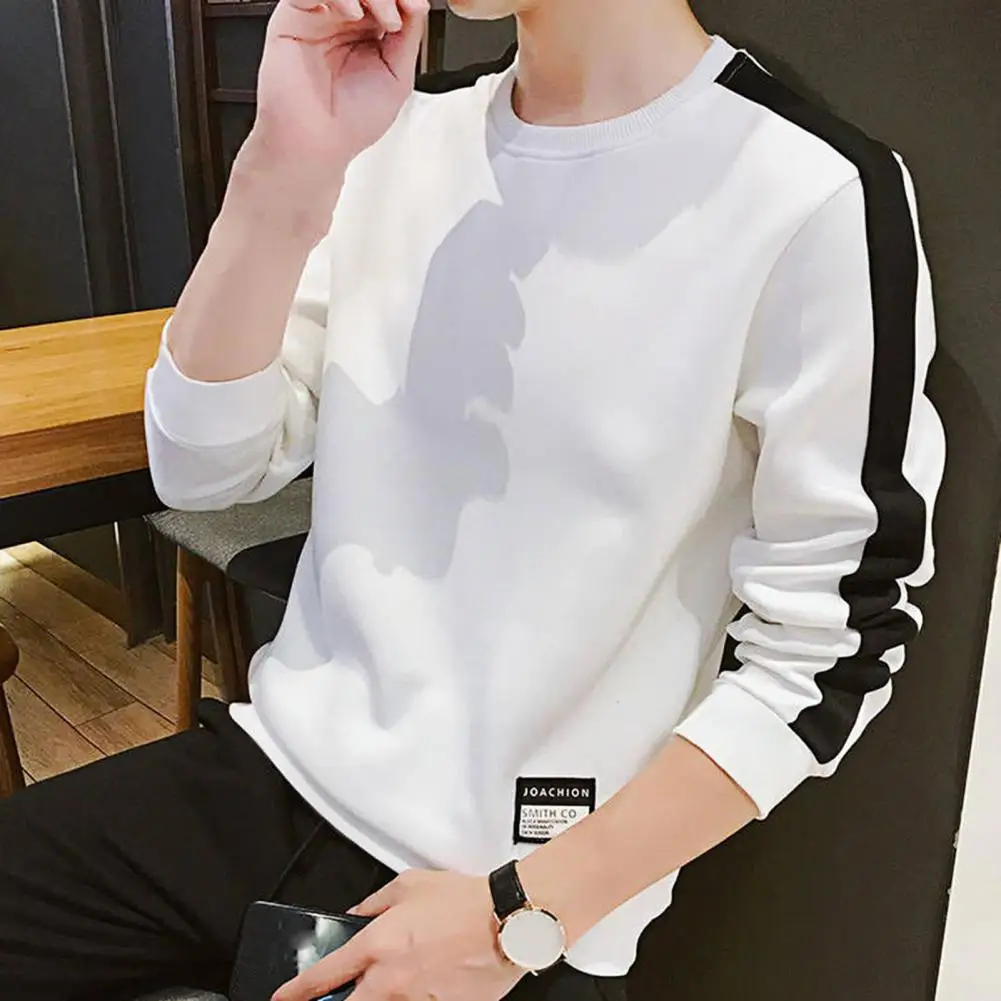 Great Spring T-shirt Long Sleeve Elastic Cuff Clothes Casual Autumn Shirt