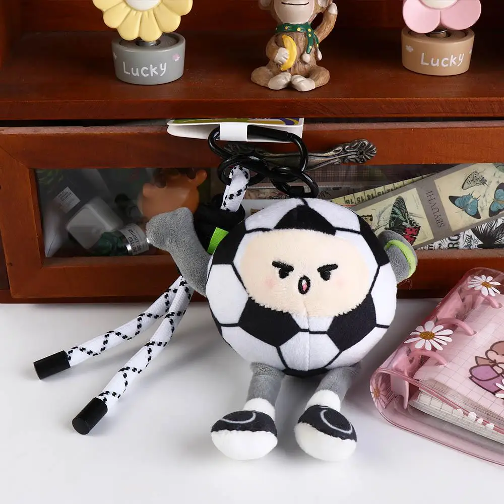 Pluszowy brelok do kluczy do koszykówki Piłka nożna Siatkówka Wypchana piłka nożna Pluszowy brelok do kluczy Miękki brelok do kluczy do piłki nożnej