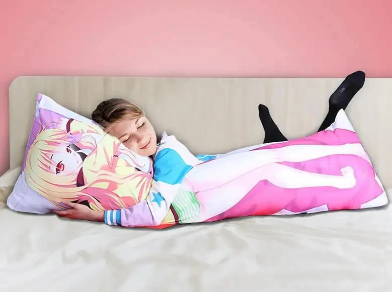 أنيمي أزور لين موساشي كوسبلاي Dakimakura 1 قطعة كيس وسادة #4