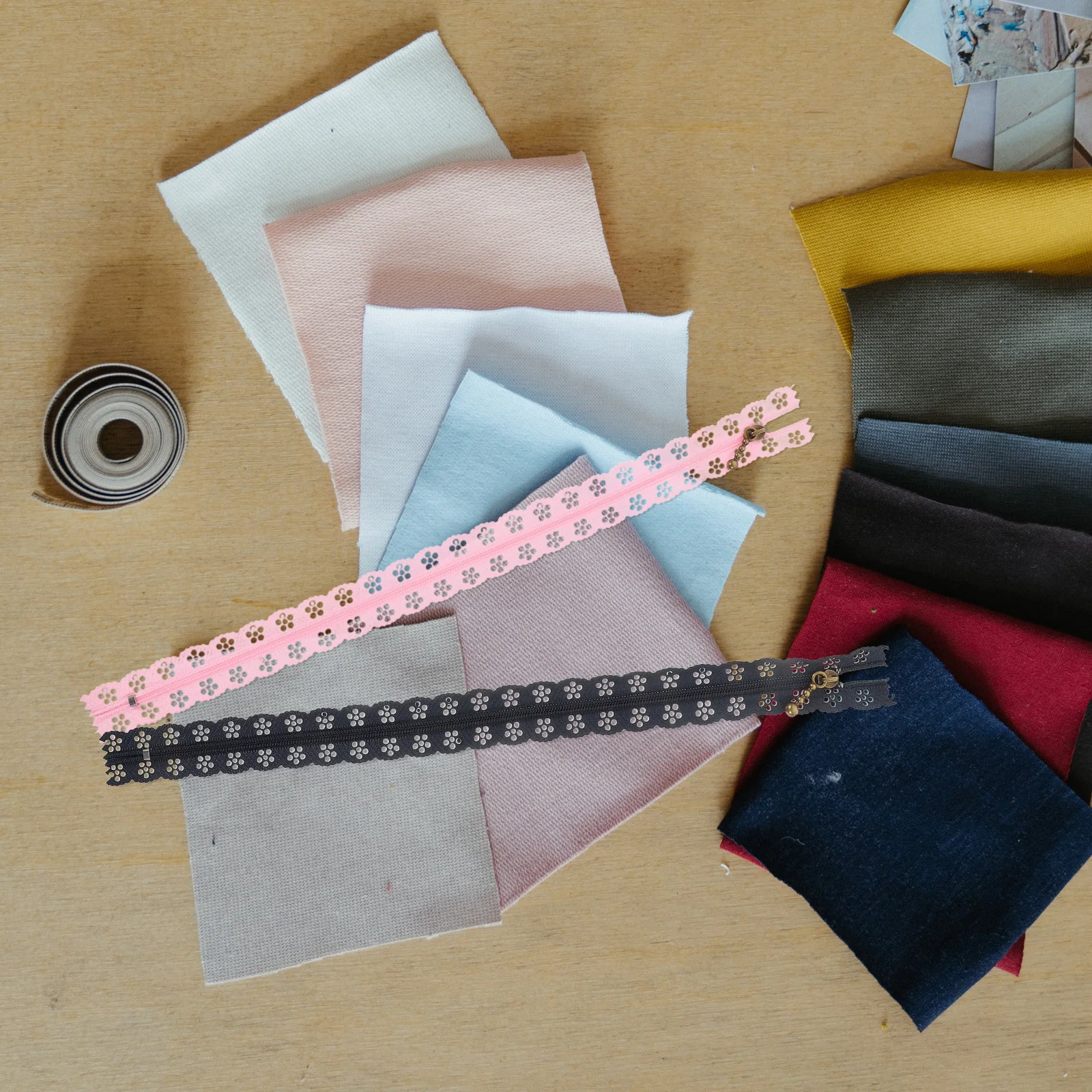 

30Pcs Nylon Lace Zippers Fade Resistant Simple Elegant Design Sewing Zipper for Tailor Craft Clothing Decoration