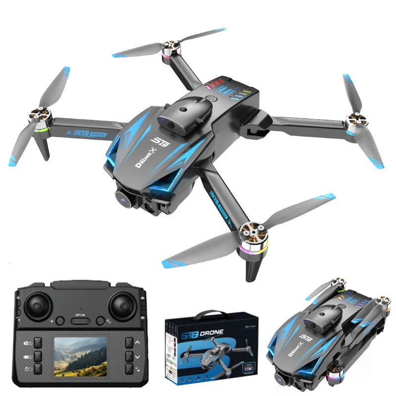

8K FPV Drone with 4K HD Camera RC Quadcopter Helicopter with Obstacle Avoidance Remote Control Toy Aerial Photography for Adults