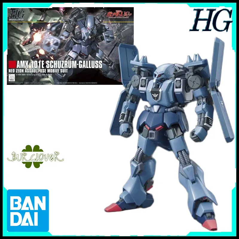 

Bandai Genuine HG Schuzrum Galluss MX-101E 1/144 Anime Action Figure Assembly Model Toys Gifts For Children Collectibles Hobby