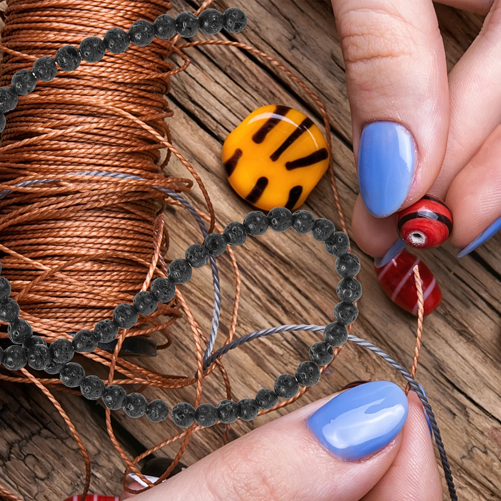 

184 шт. 92 шт. DIY лава для поделок бусины ювелирные аксессуары лавовые бусины ожерелье принадлежности для рукоделия