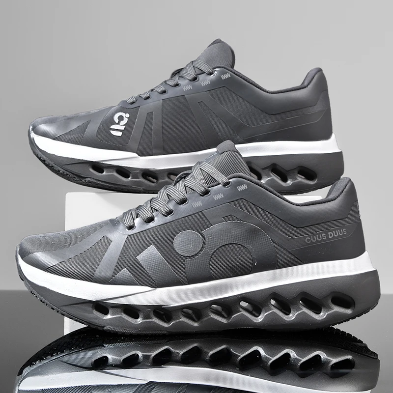 

Men's Running Shoes Non-Slip Breathable Cushioning Jogging Outdoor Couple Mesh Luxury shoes Off-road Shoes Trainer Race Sneakers