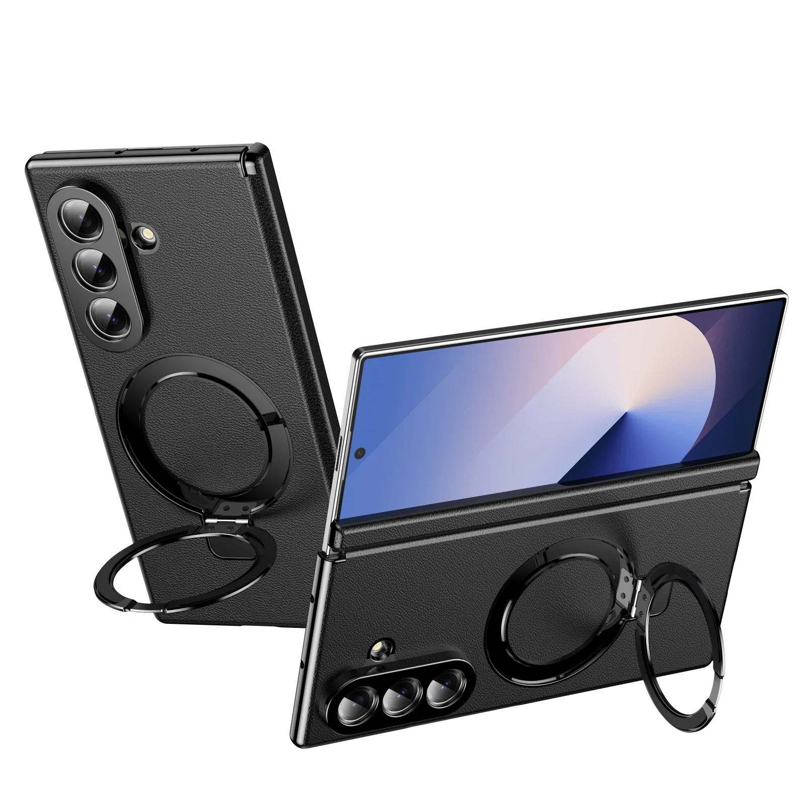 

For Samsung Galaxy Z Fold 7 6 5 Case Matte Folding Shockproof Wireless Charging Magnetic Hard PC Shockproof Cover Fold6