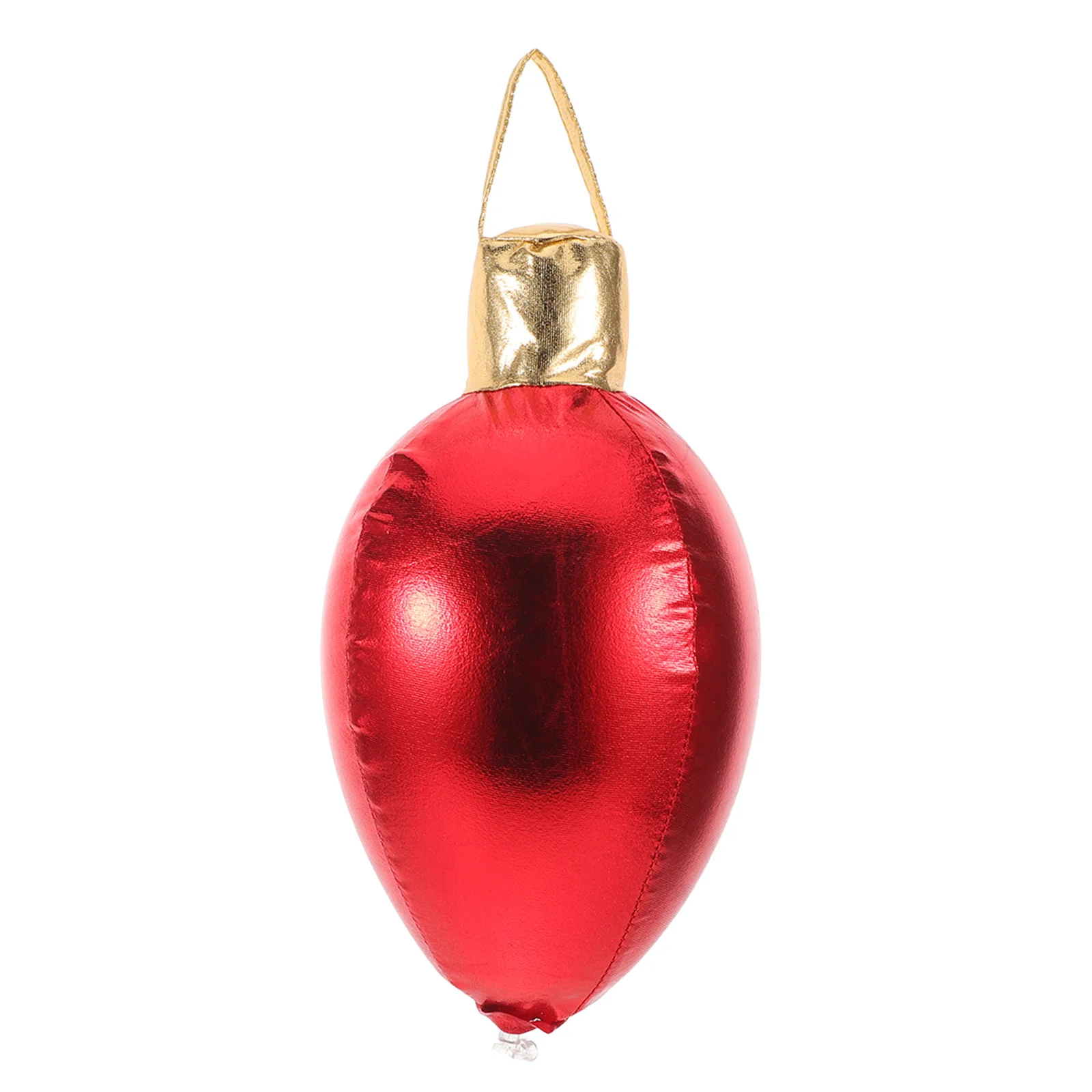 

Inflatable Christmas Light Bulb Ornaments Red Outdoor Xmas Yard Garden Lawn Porch Party Holiday Decor Blow Up Baubles