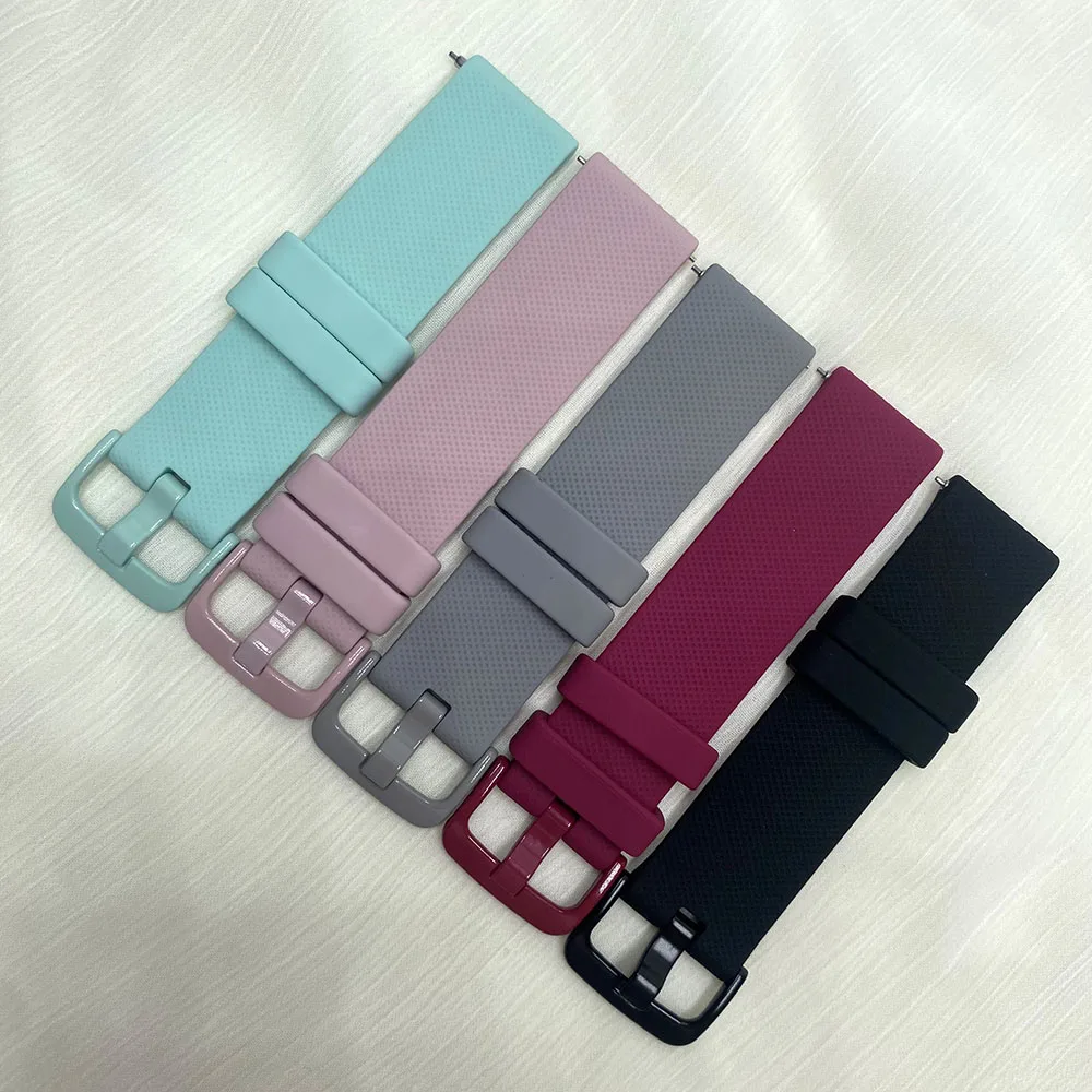 นาฬิกาซิลิโคน 22 มม.2pcs สําหรับ Galaxy Watch 45 มม.46 มม./Huawei Watch GT 4/ GT5 นุ่มกีฬา smartwatch สําหรับผู้หญิงผู้ชาย