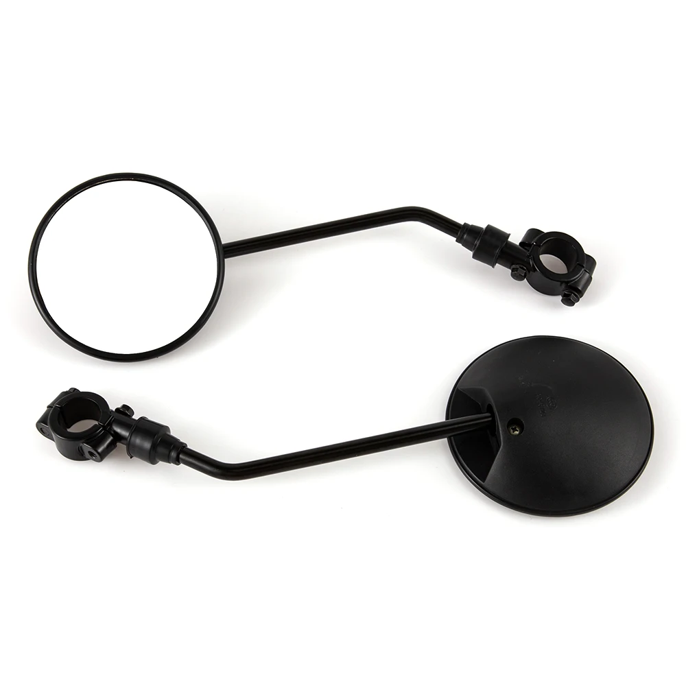 

Motorcycle Rounded Side Back View Mirror Motorbike e-bike Scooter Rearview Mirror With Bracket For Honda Scooter Kawasaki Suzuki