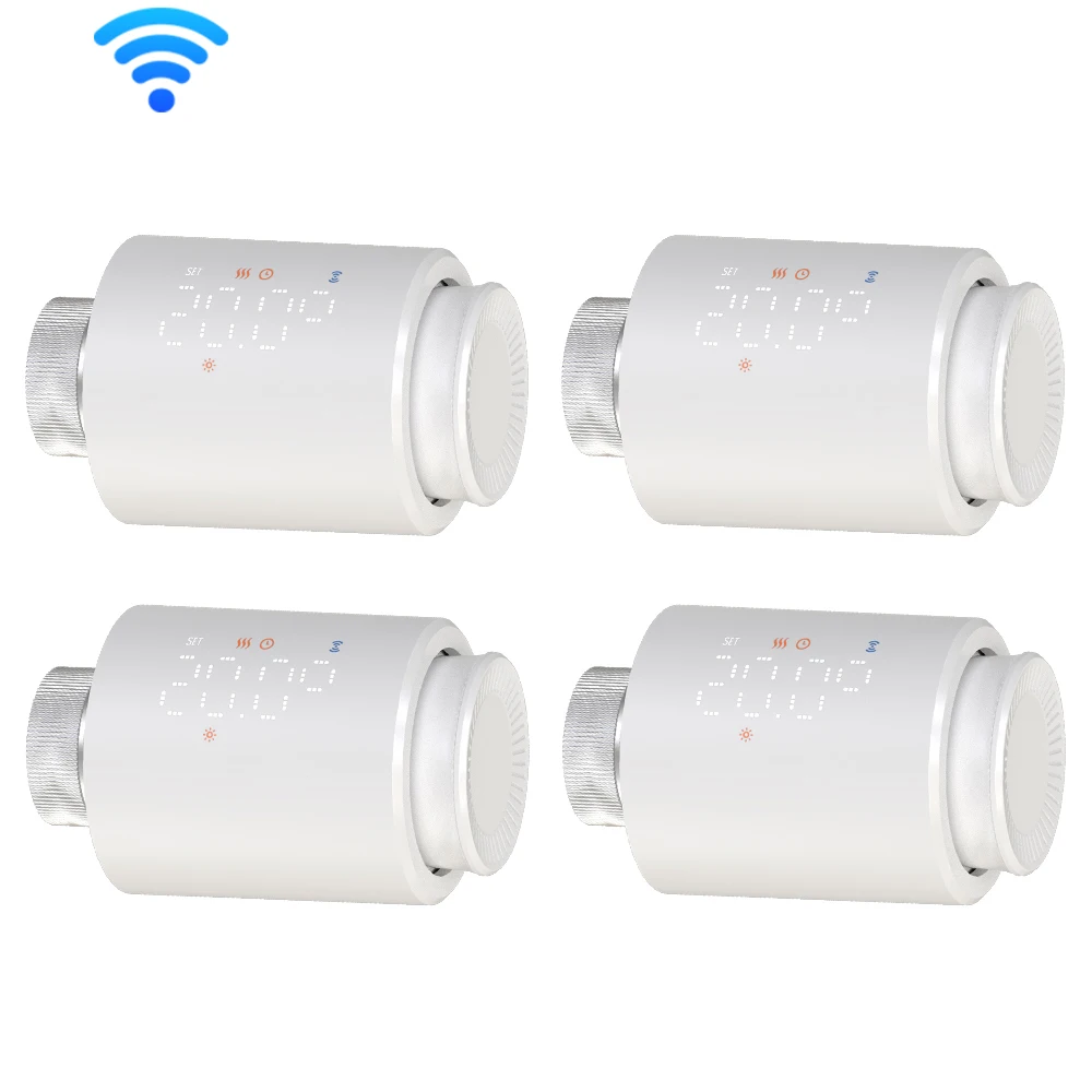 Slimme Wifi/Zigbee Trv Thermostaat Tuya Radiator Thermostatische Klep Programmeerbare Controller Actuator Alexa Google Voice Control