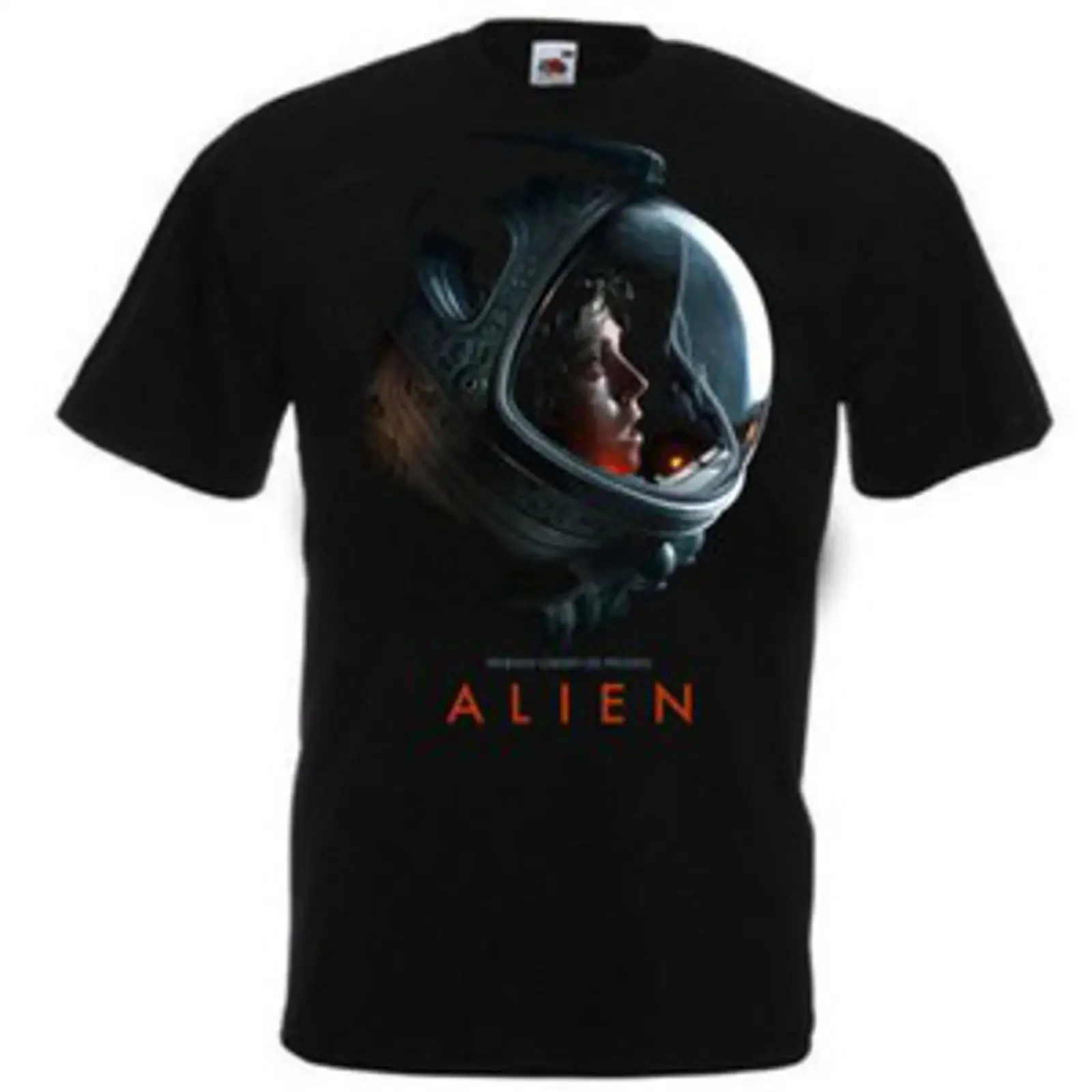 Camiseta negra con póster de película ALIEN todas las tallas S M L XL 2XL 3XL vintage Washed streetwear Stylish Versatile