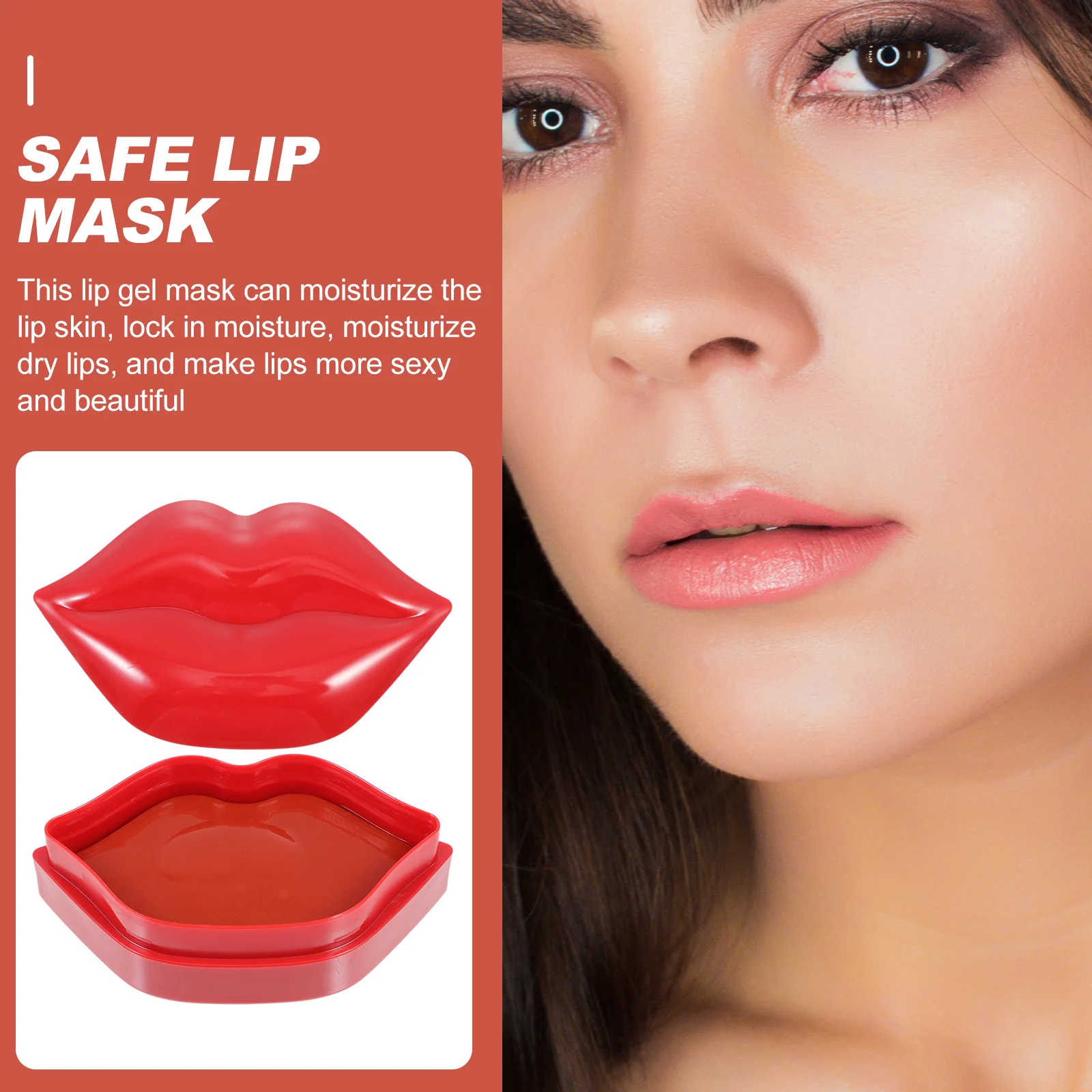 

20pcs Moisturizing Collagen Moisturize Lip Mask Film Lip Mask Natural Anti Aging Nourishing Non Greasy
