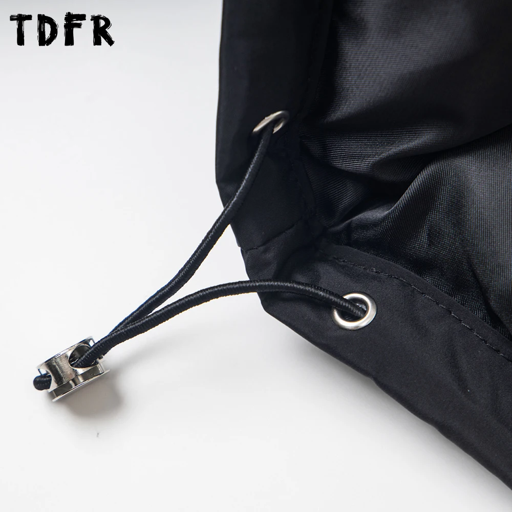 شارة مقنعين سترة مبطنة رجالي ريترو عادية شتاء سميكة طويلة الأكمام الرباط هيم مبطن سترة رجل ملابس خارجية #6