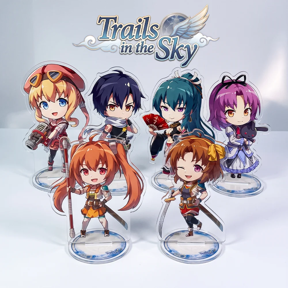 Game The Legend of Heroes: Trails in The Sky Estelle Bright Joshua Bright 10CM Acrylic Stand Keychain Cosplay Desk Decor Gifts