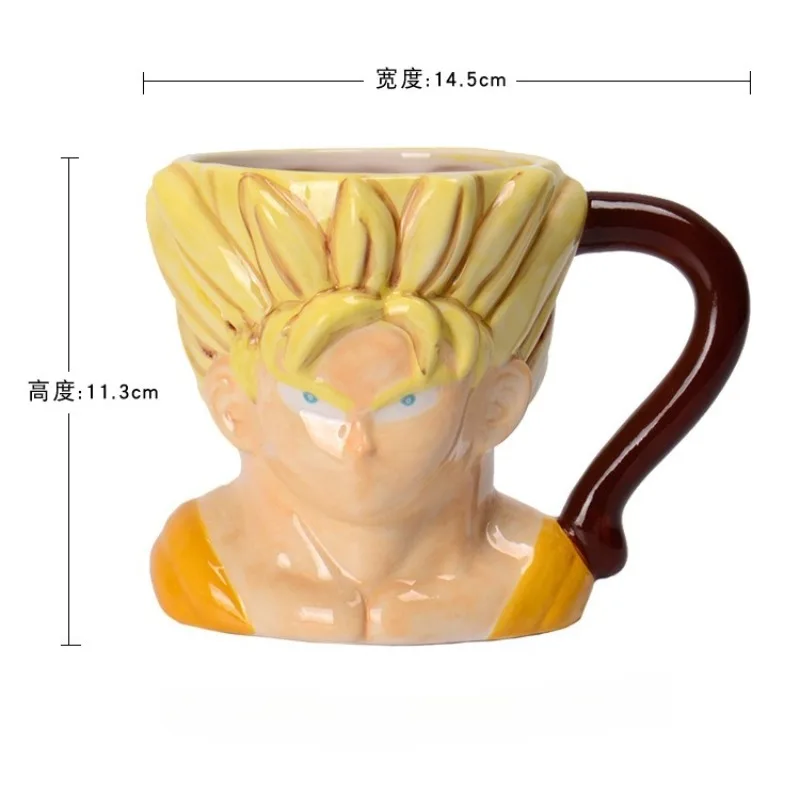 クリスマスイブにぴったりの、厳選された人気アニメ「ドラゴンボール悟空」セラミックカップ。クリエイティブなデザインのセラミックカップ、ホリデーギフト。